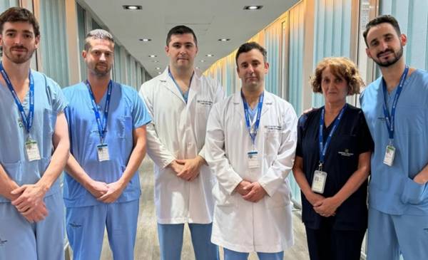 For the first time in Argentina, heart surgery was performed through the armpit