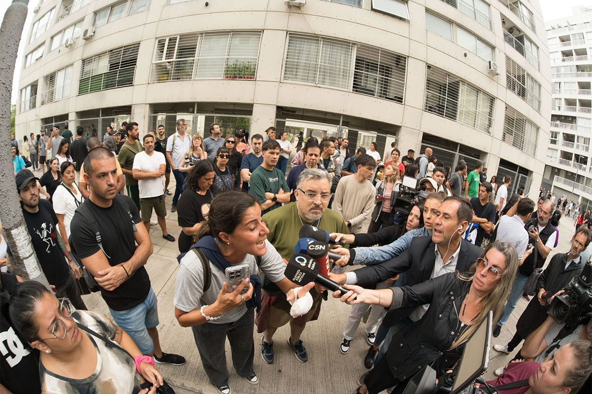 the drama of the 175 families of the collapse in Parque Patricios