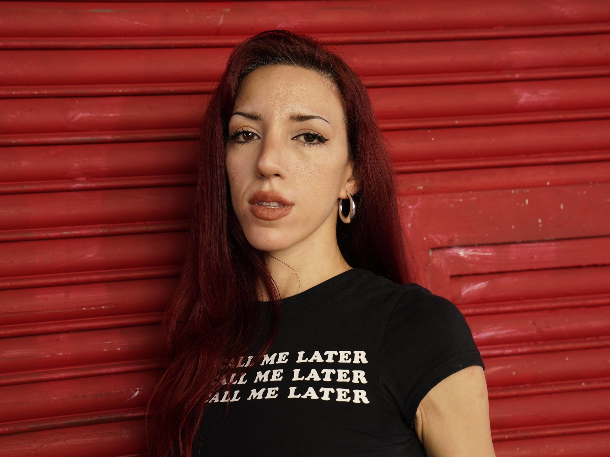 Denisse Romano, the Argentine singer who started on the streets, went topless so that rock wouldn’t die and ended up in a Coldplay movie