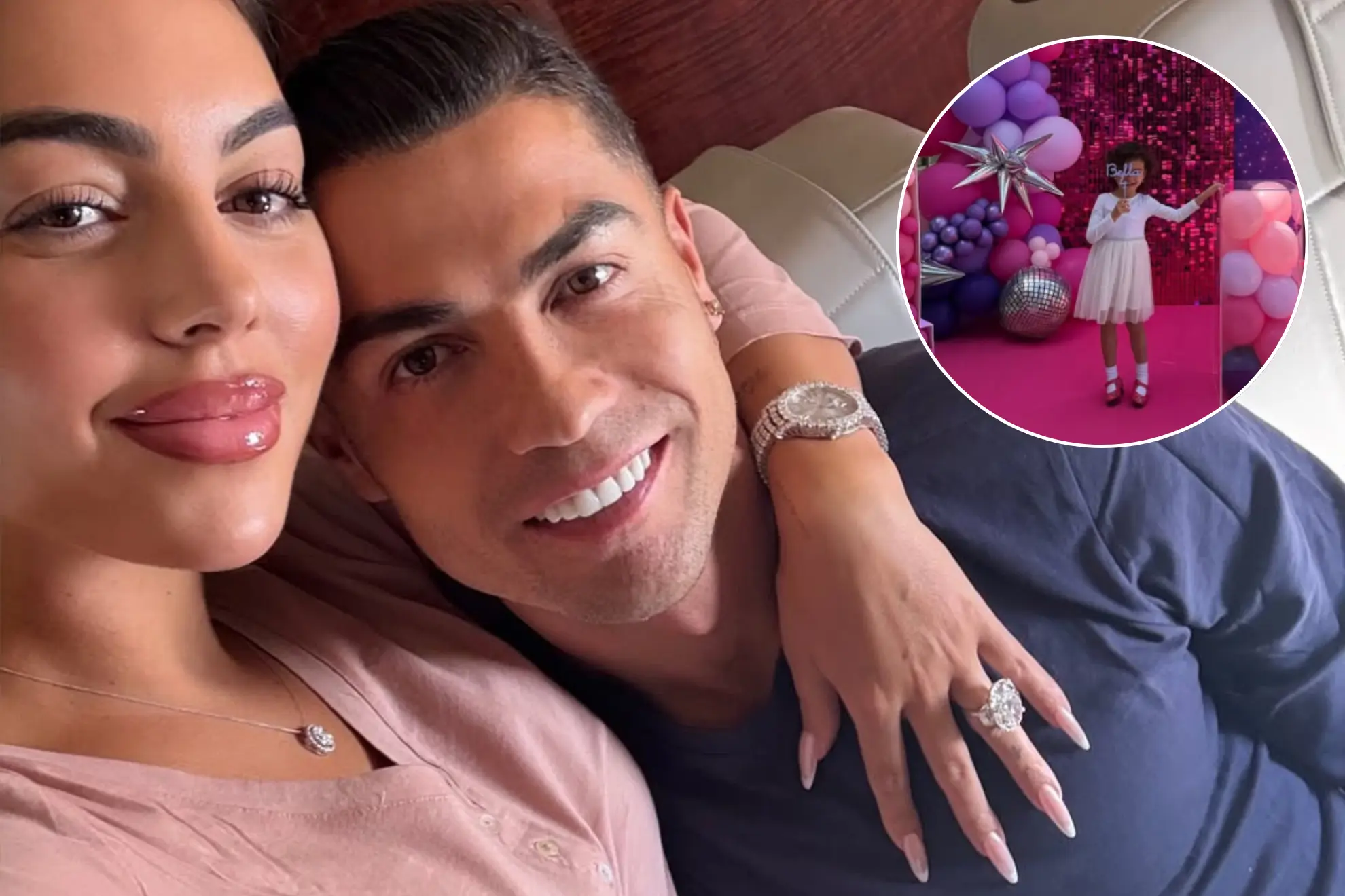 Georgina Rodríguez and Cristiano Ronaldo celebrate four years of Bella as K-Pop Warriors