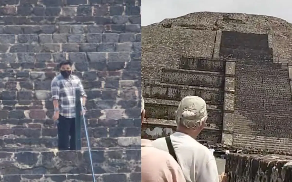Shooting in Teotihuacán: the radical profile of the shooter of the Pyramid of the Moon