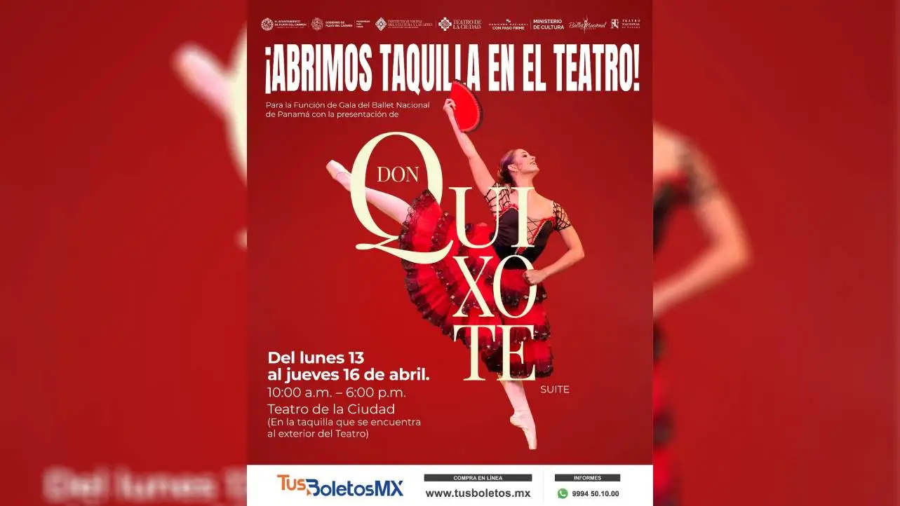 National Ballet of Panama arrives in Playa del Carmen