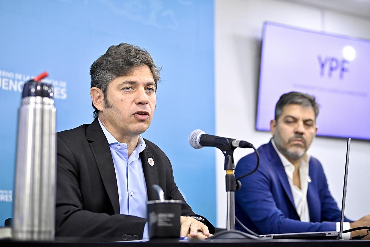 Kicillof transferred resources to the municipalities and once again differentiated himself from Milei